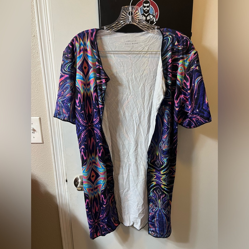 Freedom Rave Wear Open Shirt